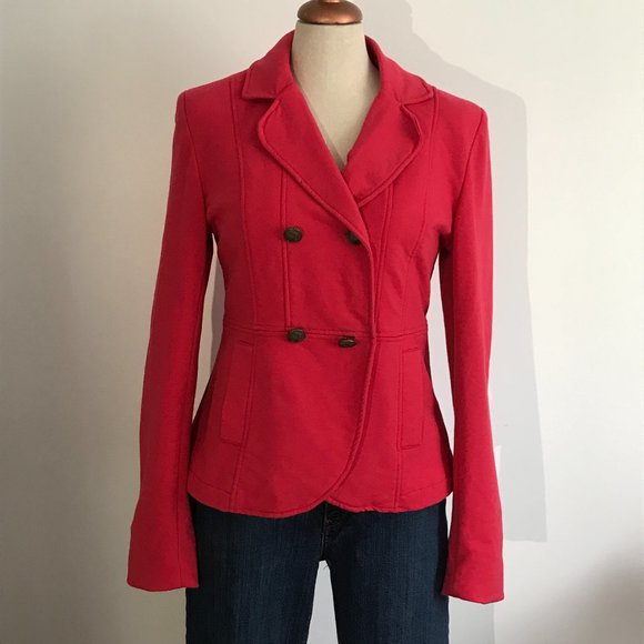 Jackets & Blazers - Pink Double Best Jacket